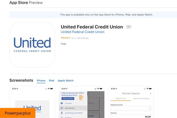 united federal credit union mobile app on app store