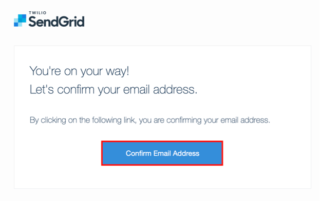 email confirmation for SendGrid for WordPress email sending 