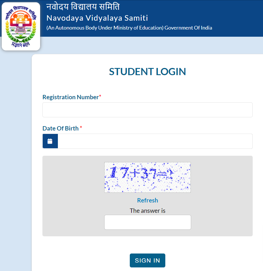 JNV Admit Card 2024 