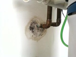 leaky pipes that have been neglected
