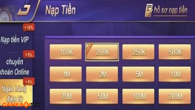 nạp tiền tại win29 app