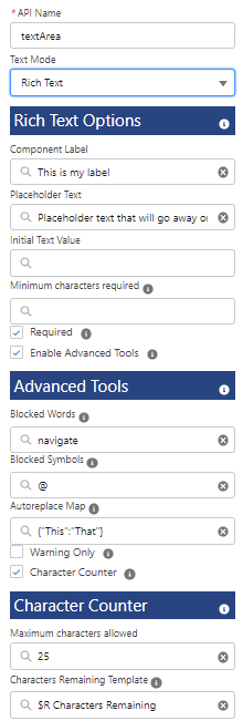 Accessible Character Counter Plugin For Text Field