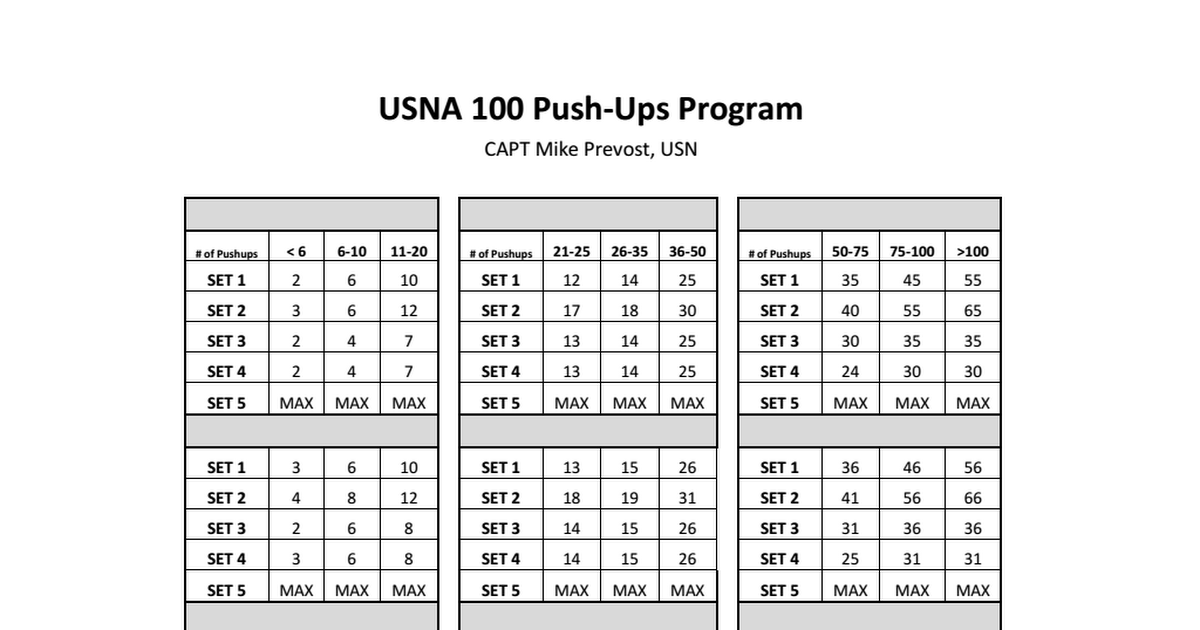 USNA 100 Pushup.pdf Google Drive