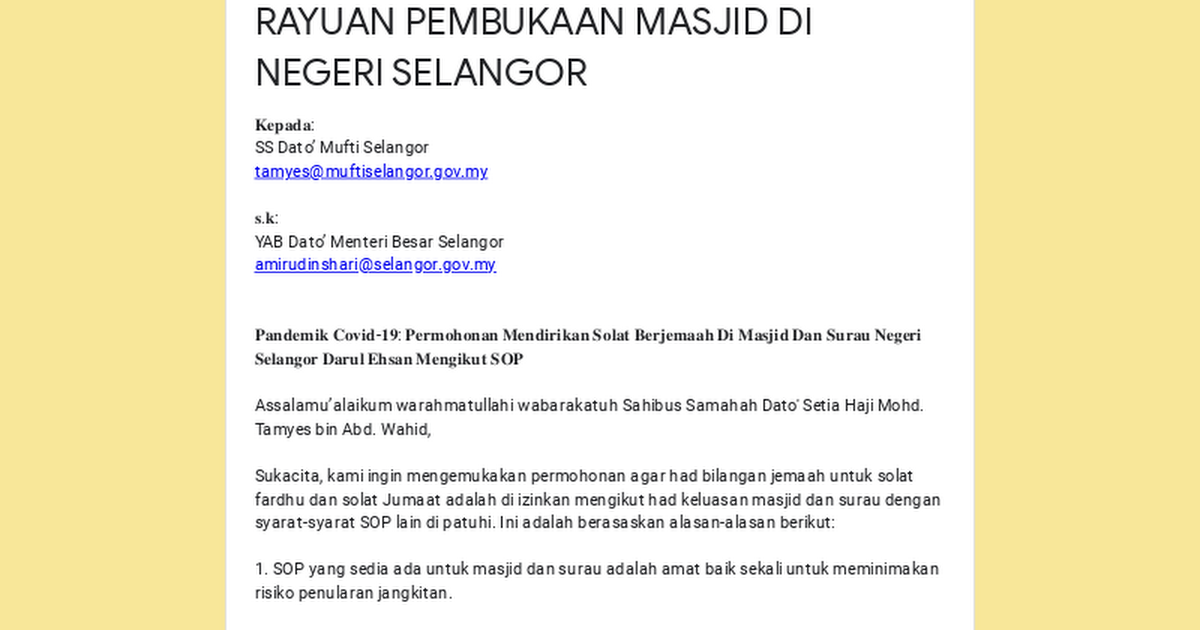 Message Untuk Terima Kasih Surat Rasmi