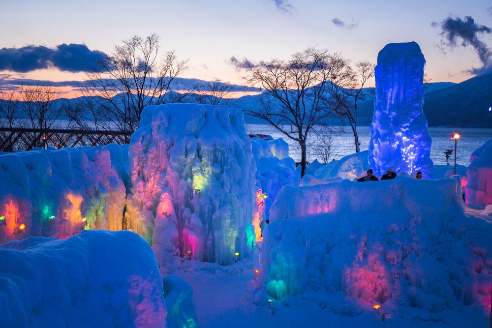 Chitose Lake Shikotsu Ice Festival