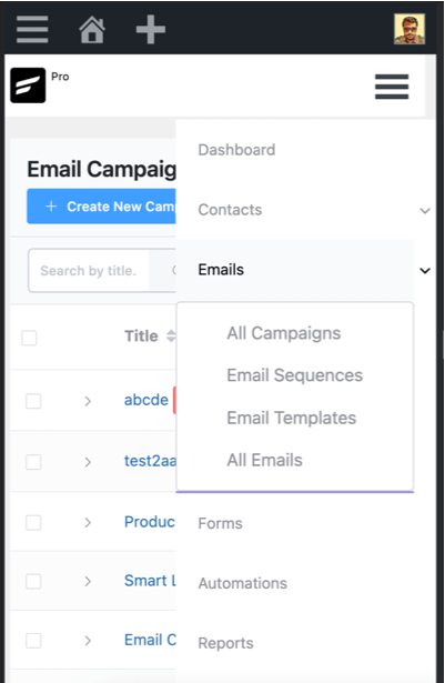 better mobile optimization in fluentcrm