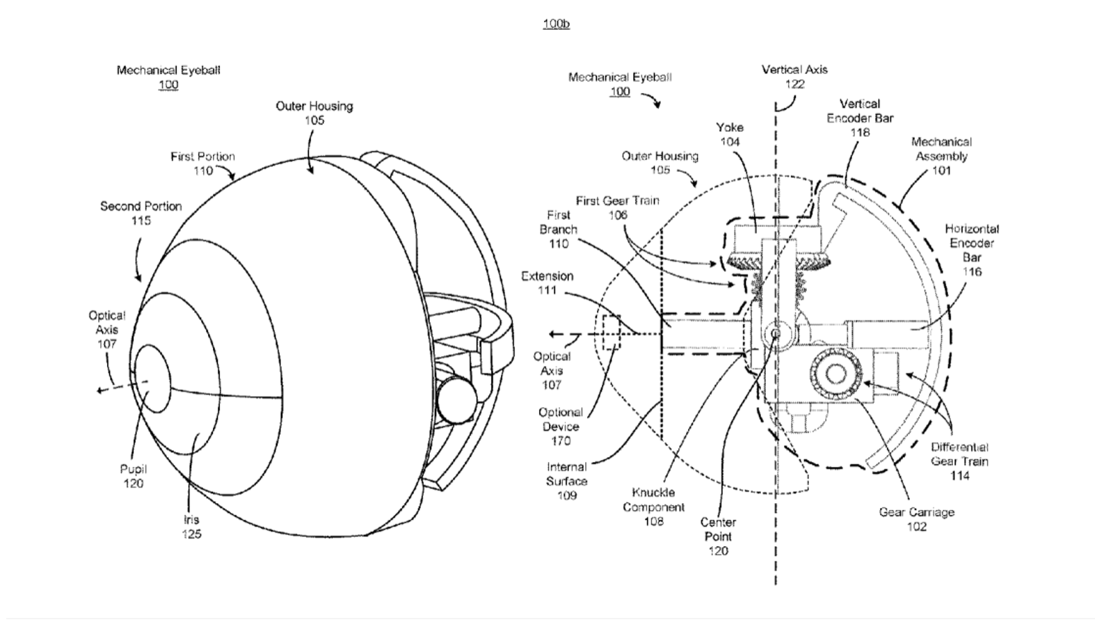 Facebook запатентовал механическое глазное яблоко