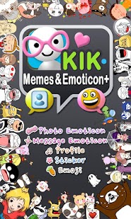 Download KIK Memes &Emoticon+ apk