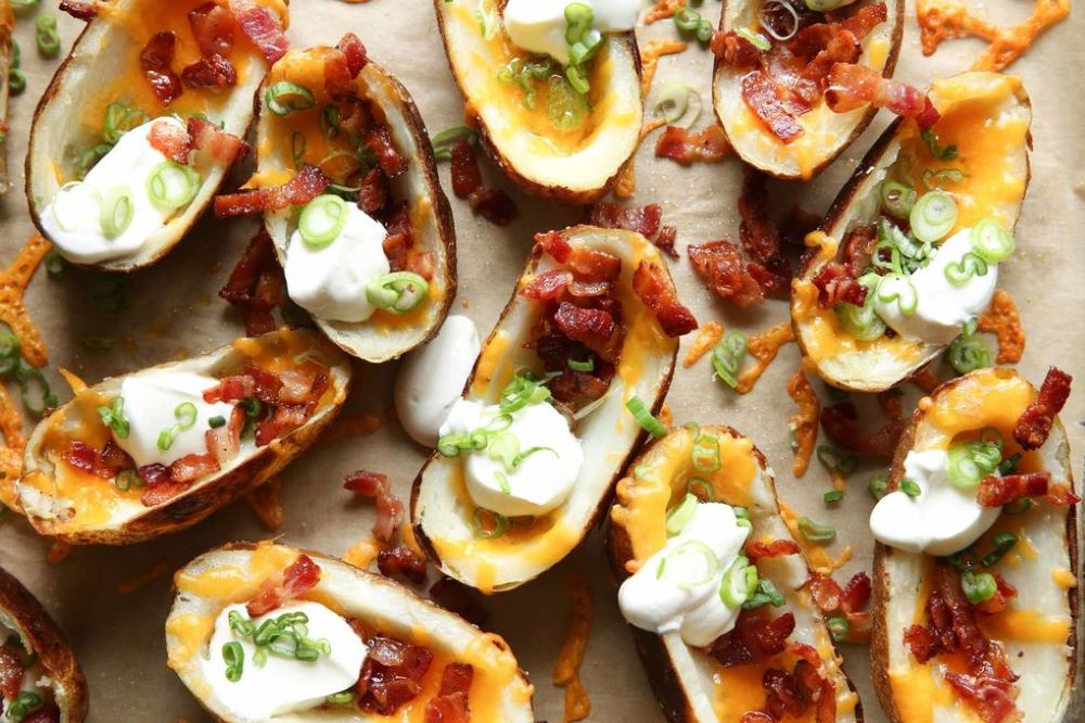 Loaded potato skins