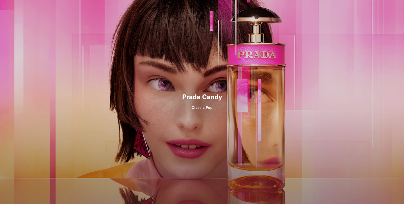 PRADA：香水のプロモーションにバーチャルモデル「Candy」を起用