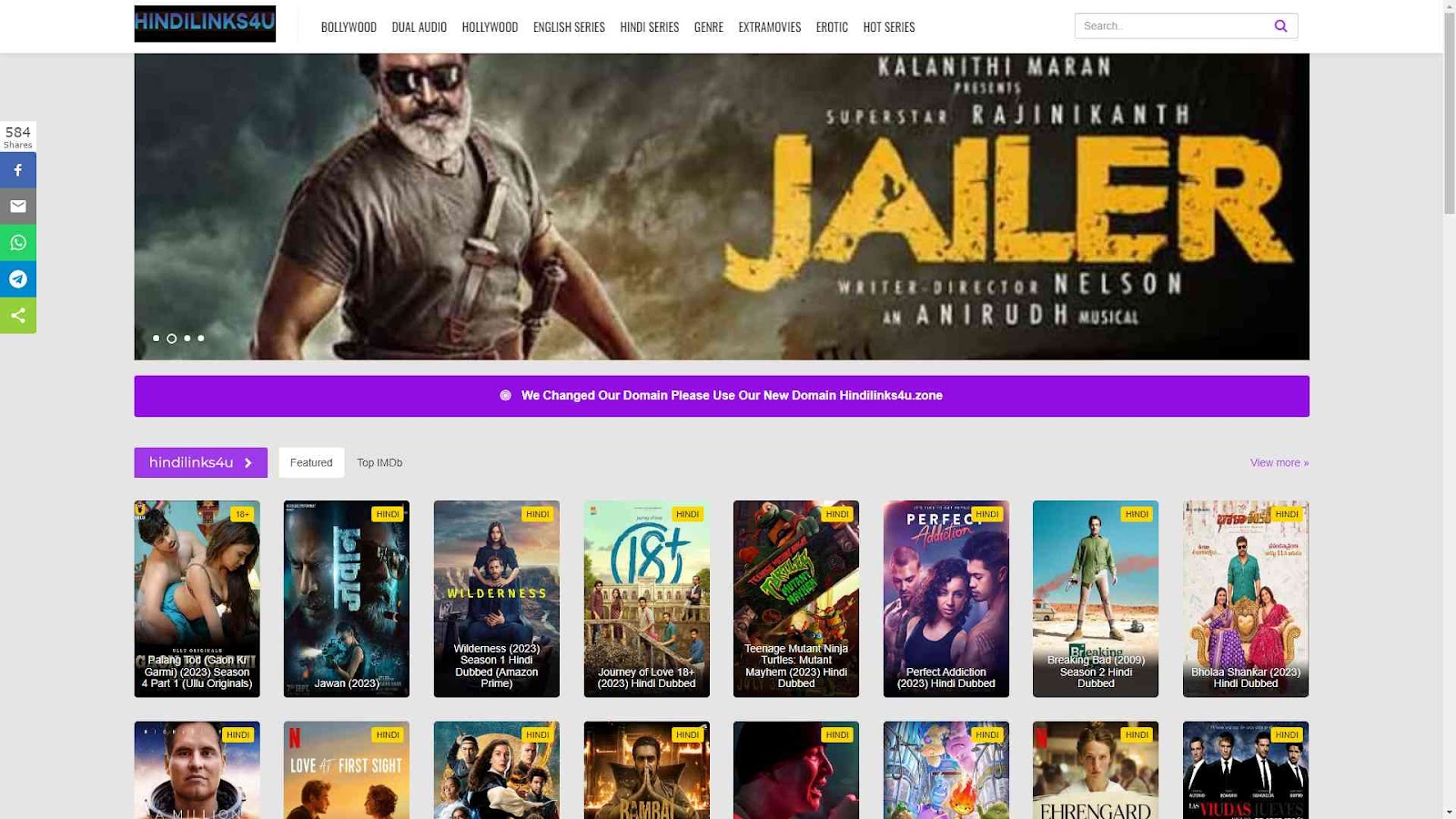  Hindilinks4u: Multilingual Movie Hub