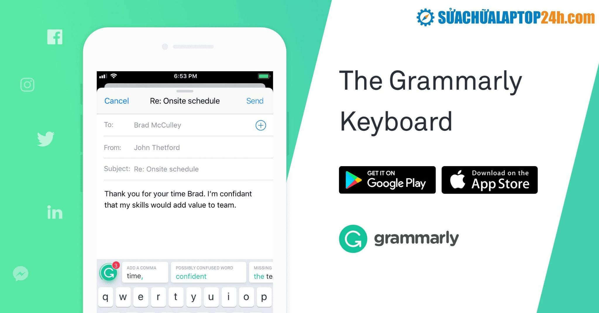 Grammarly giúp bạn kiểm tra ngữ pháp