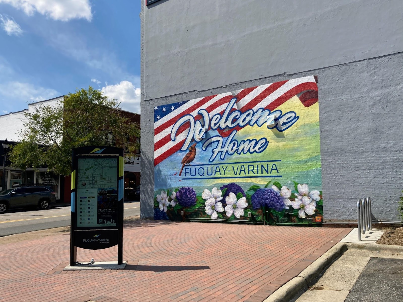 Public Art in Fuquay helps make living in Fuquay feel like small-town American.