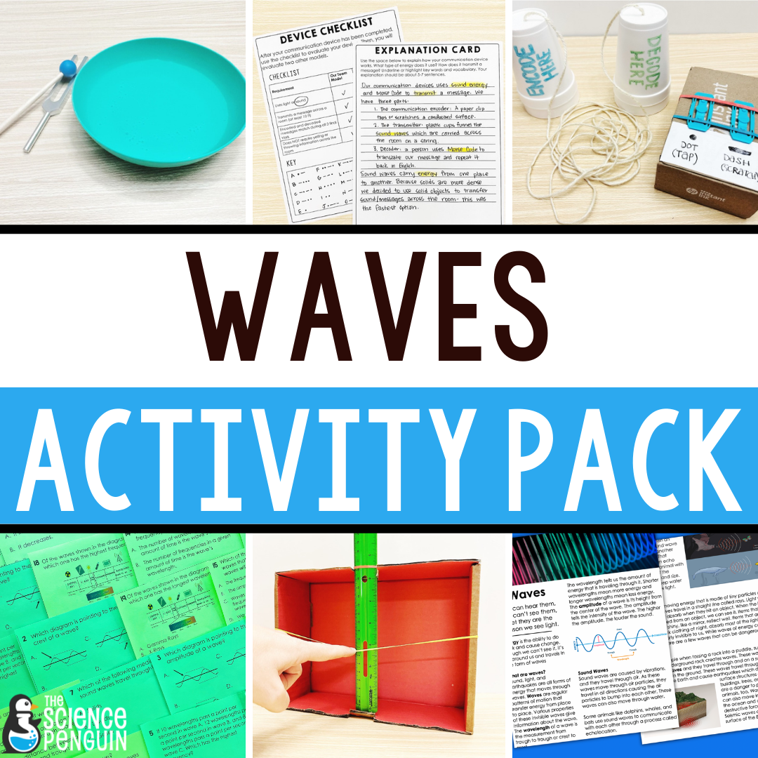 4th Grade Waves Activities