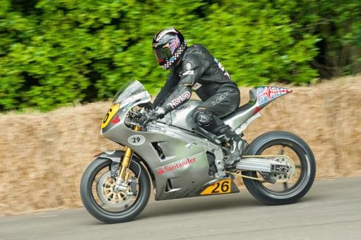 Ian Mackman in 2012 for the Isle of Man TT