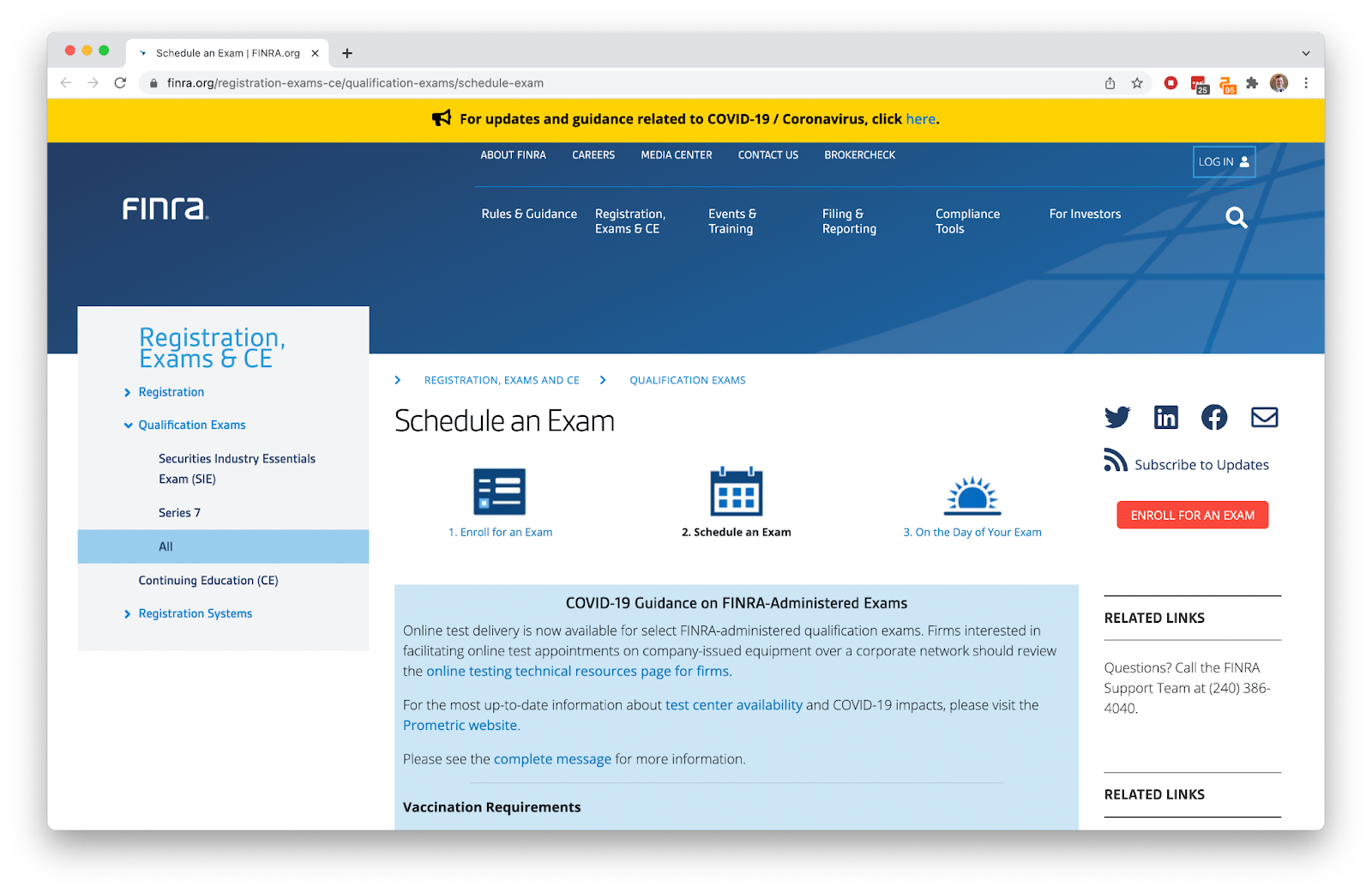How to take the sie exam online a complete step by step walkthrough