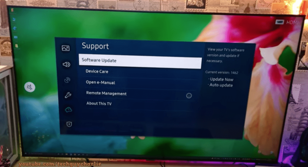 update samsung tv software