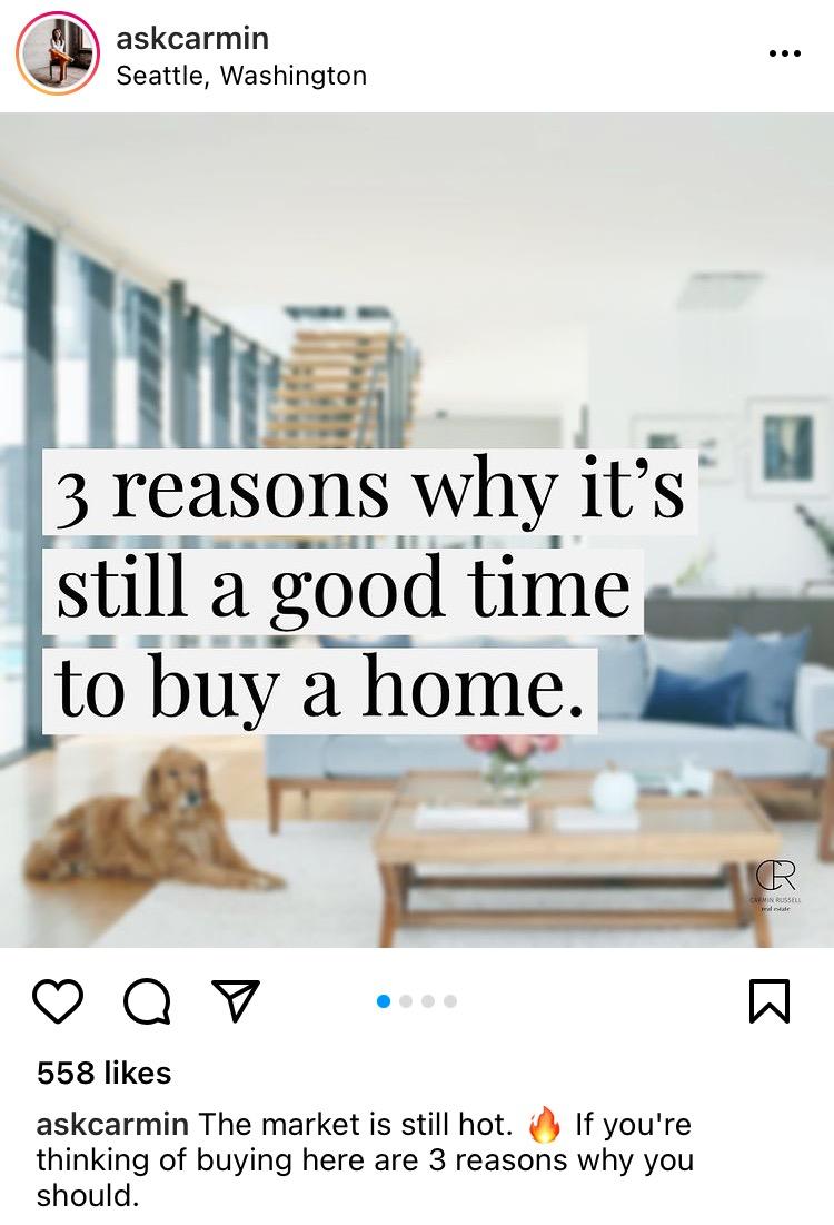 instagram marketing post