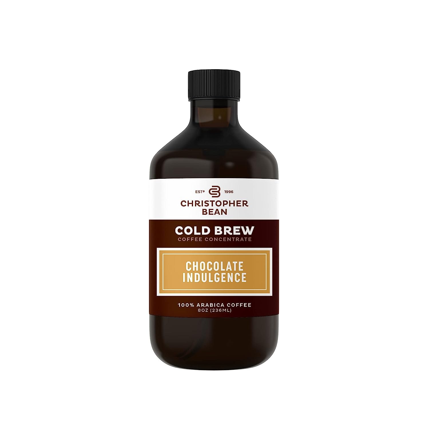 
Christopher Bean Chocolate Indulgence Flavored Coffee Concentrate 8 Oz Bottle, chocolate-flavored coffee concentrates