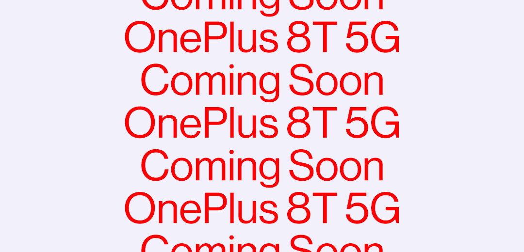 oneplus 8T would be launch on october 14