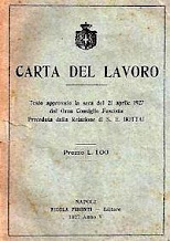 Resultado de imagem para Carta del Lavoro