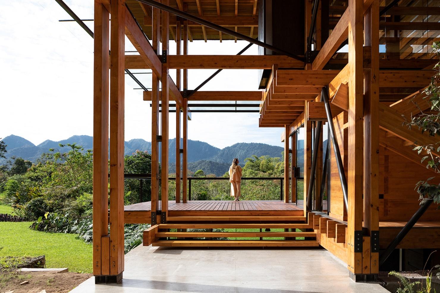 Luxury House Project in Tropics with Wood Exterior