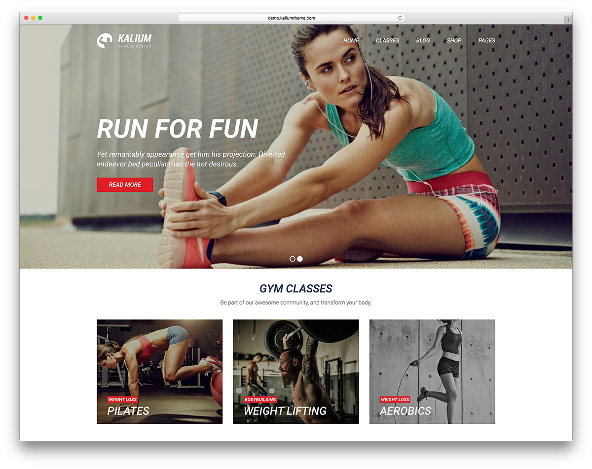 kalium-fitness-wordpress-website-theme