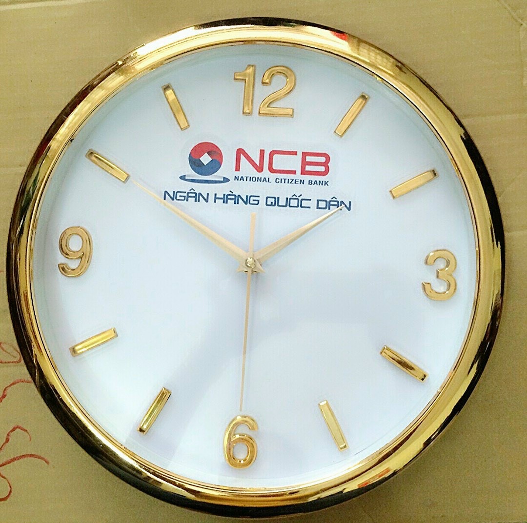 Đồng hồ treo tường in Logo – Món quà tặng cuối năm đầy ý nghĩa cho doanh nghiệp