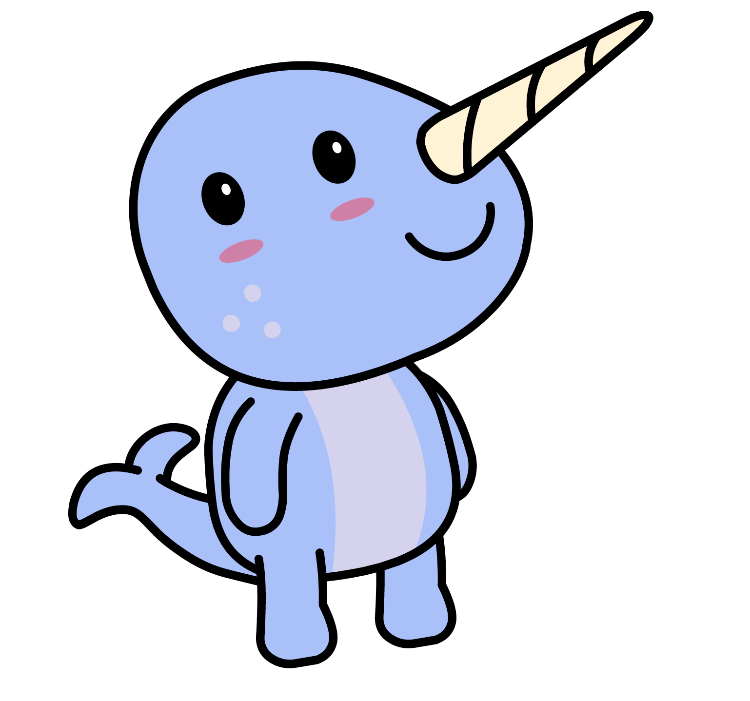 The narwhal from the SuiFrens game