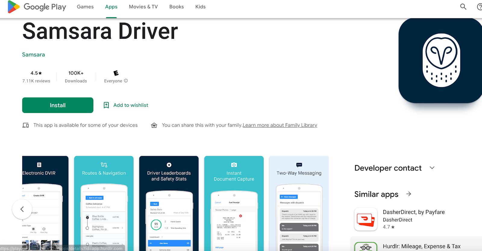 Samsara Driver