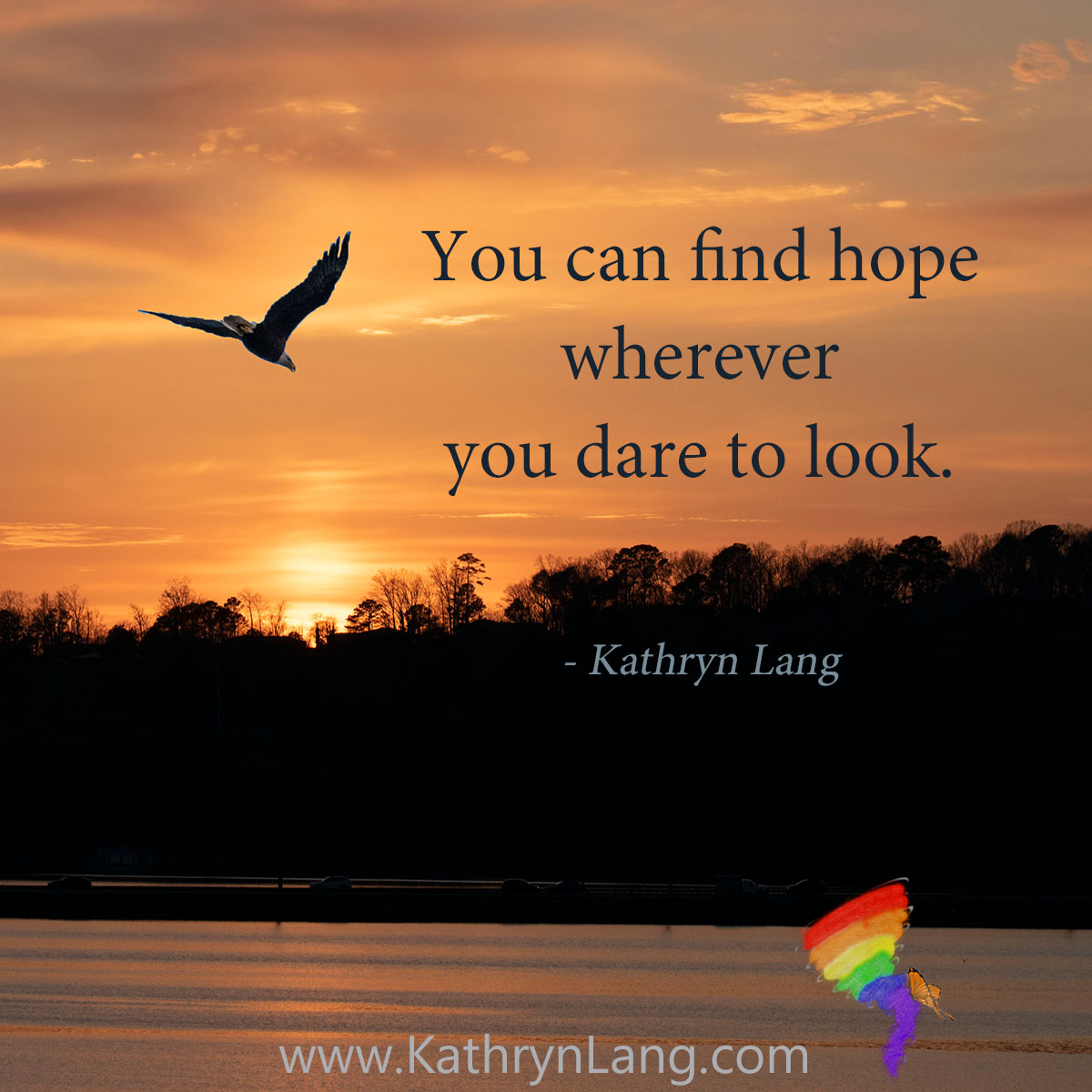 #QuotefortheDay

You can find hope wherever you dare to look.