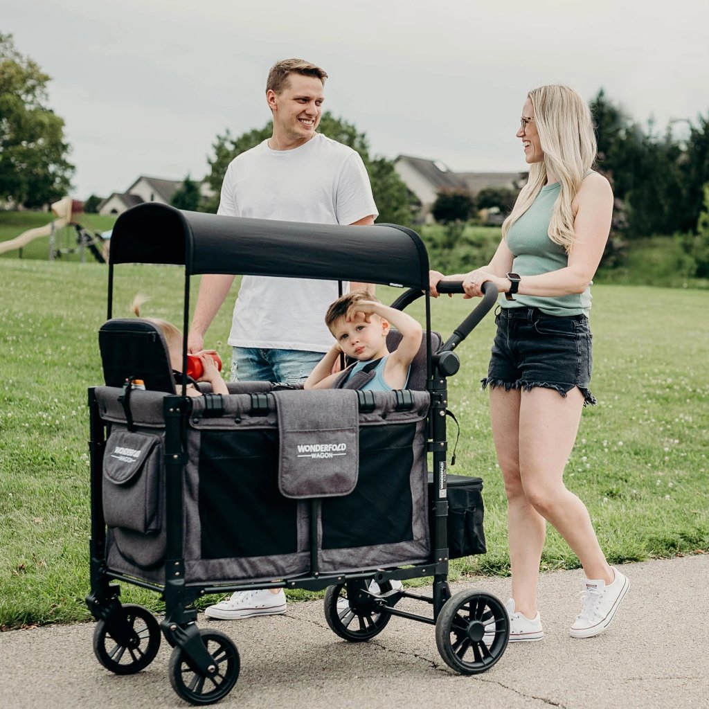 WonderFold W2 Luxe Double Stroller Wagon