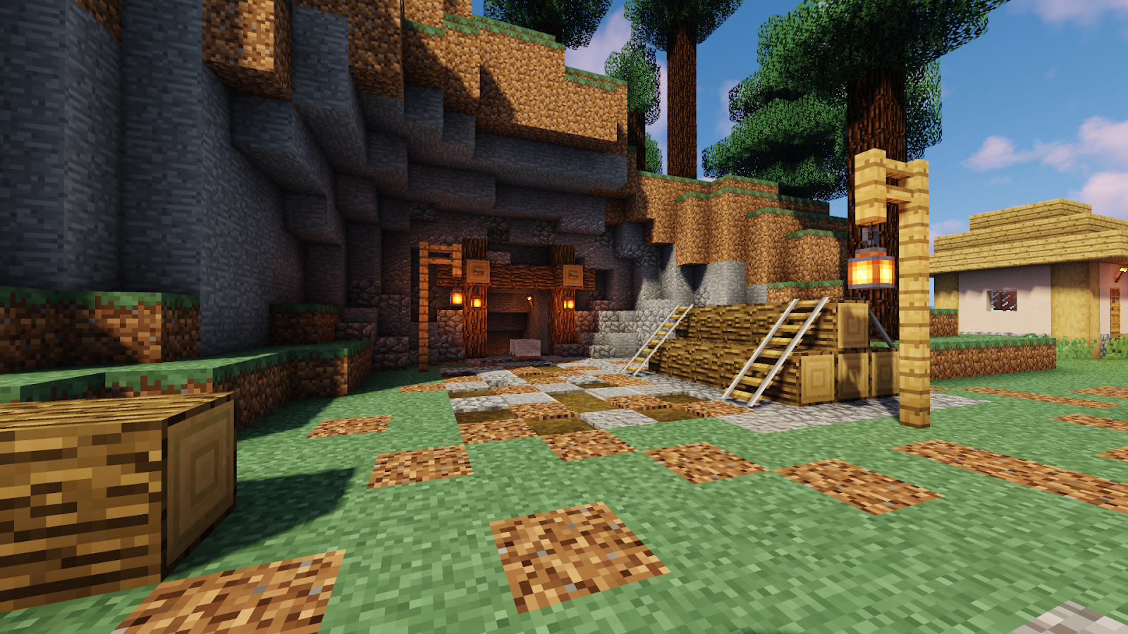 Minecraft Mine Entrance