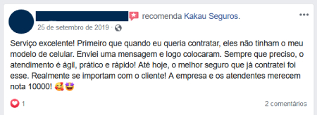 avaliação positiva da kakau seguros