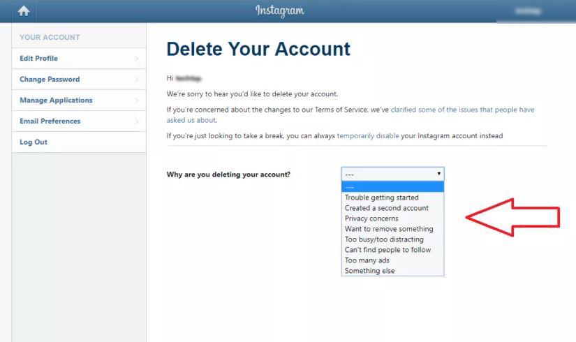 How to Delete Your Instagram Account Permanently or Disable it Temporarily  - TechniqWorld