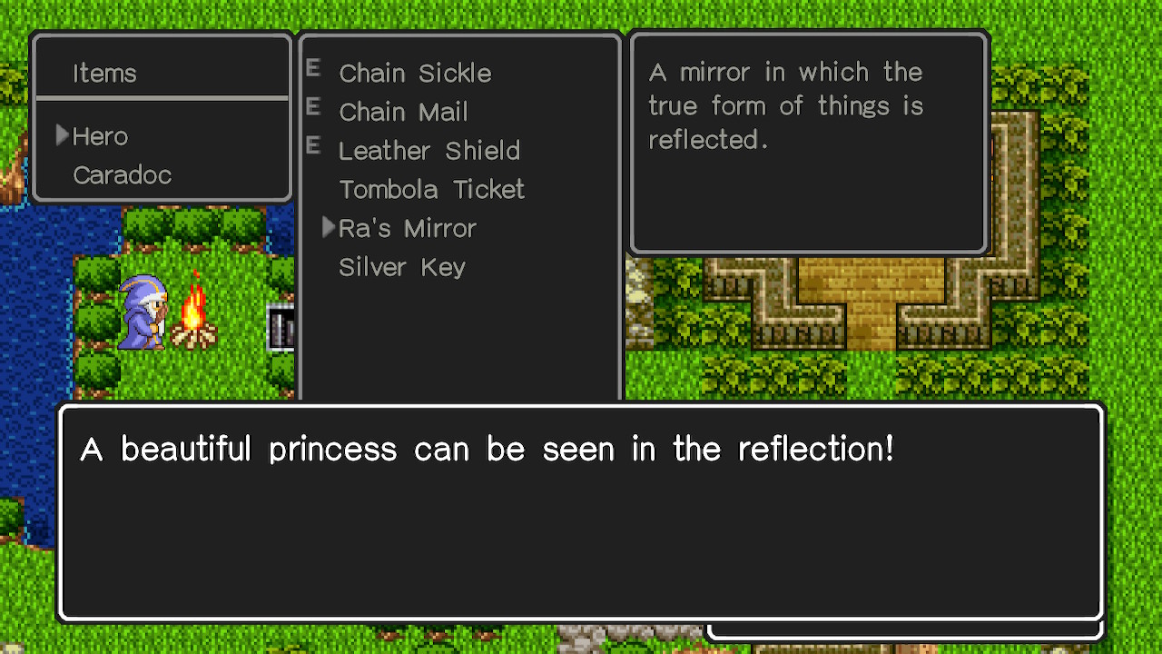 How to get Ra's Mirror in Dragon Quest II