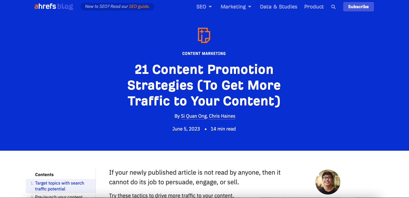 content promotion strategies