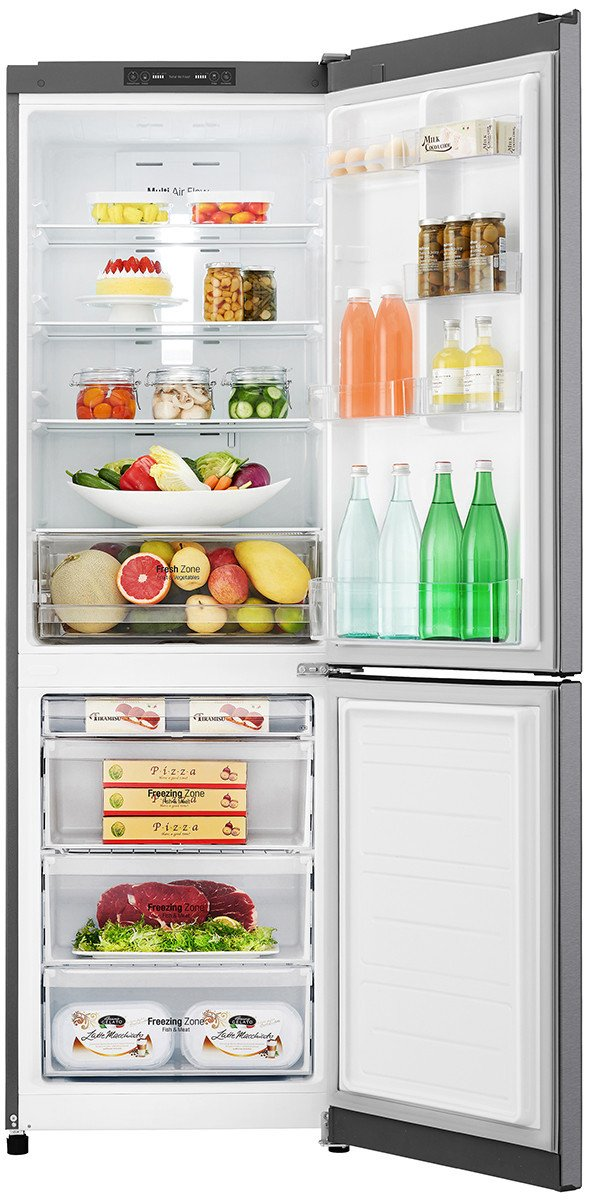Организация внутреннего пространства холодильника LG GA-B419SLJL