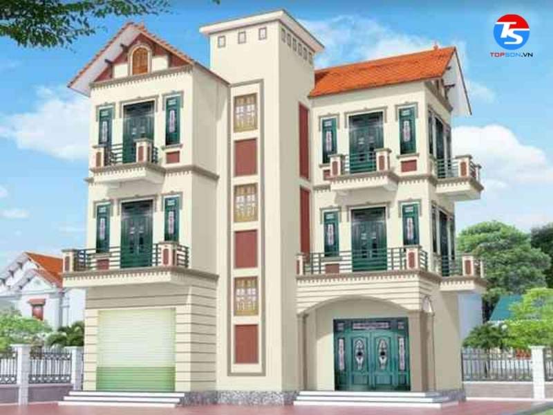 Sơn tường ghi sáng tươi mới