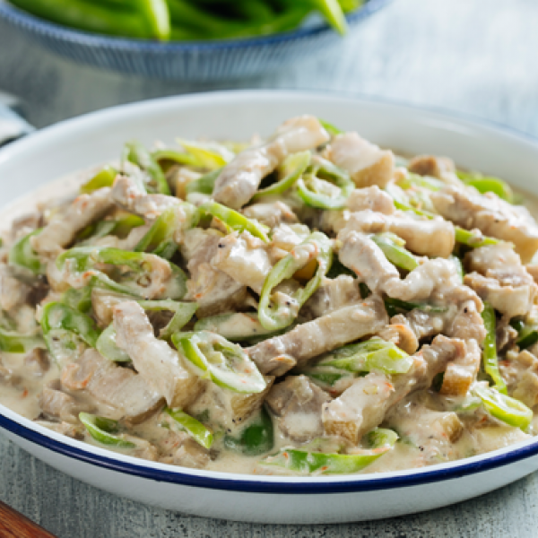 savory dishes with cream bicol express