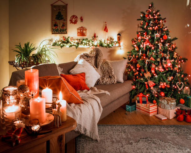 Living room Decor for Christmas 