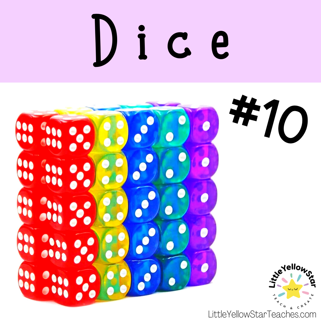 11 classroom essential first year teacher must haves that won't break the bank! Make sure you have these items before starting the school year! These are the essential item that will help you have a successful school year. Item #10 - Get a dice set