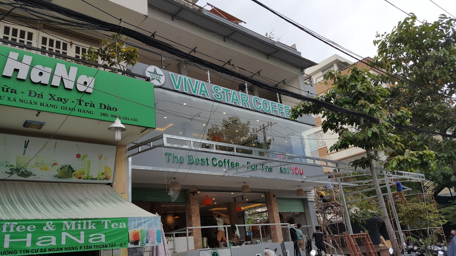 Màu sắc bảng hiệu Viva star tinh tế, nổi bật 