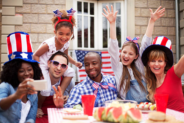 Family 4th of July celebration 