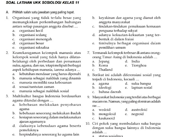 Soal Dan Jawaban Simulasi Digital Kelas 10 Semester 2