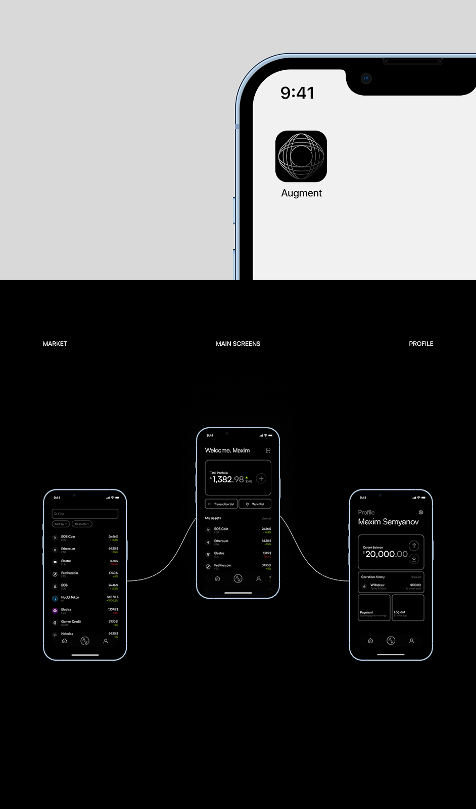 app app design application banking crypto design Fintech UI UI/UX ux