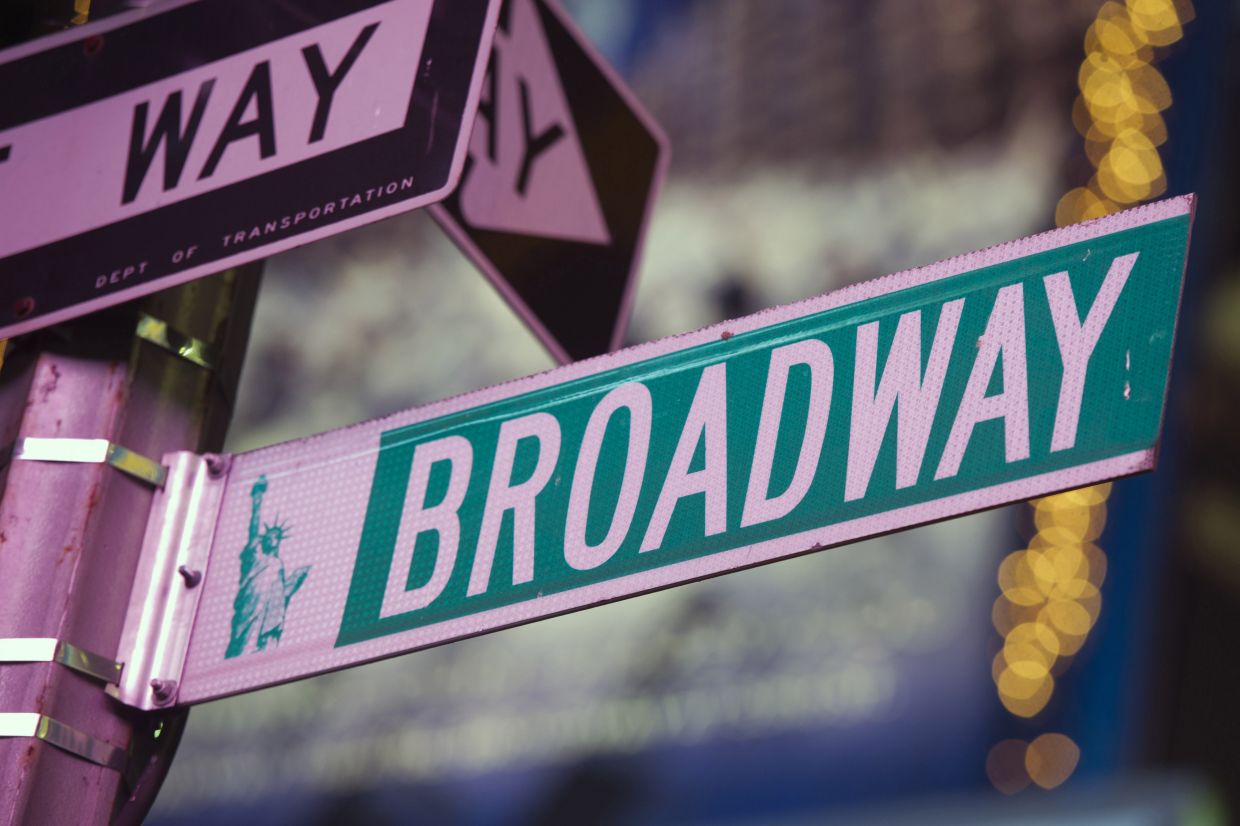 NYC Broadway sign 