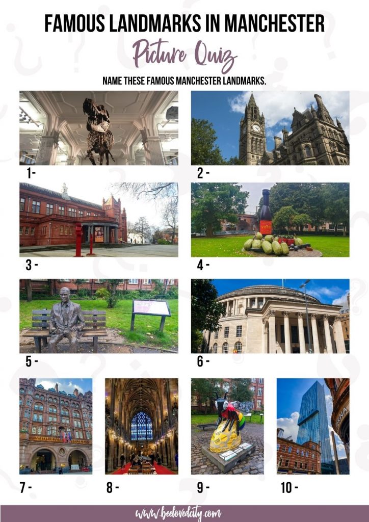 Manchester Picture Quiz