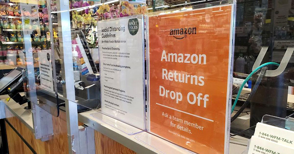 Does a Whole Foods Amazon Return cost anything?