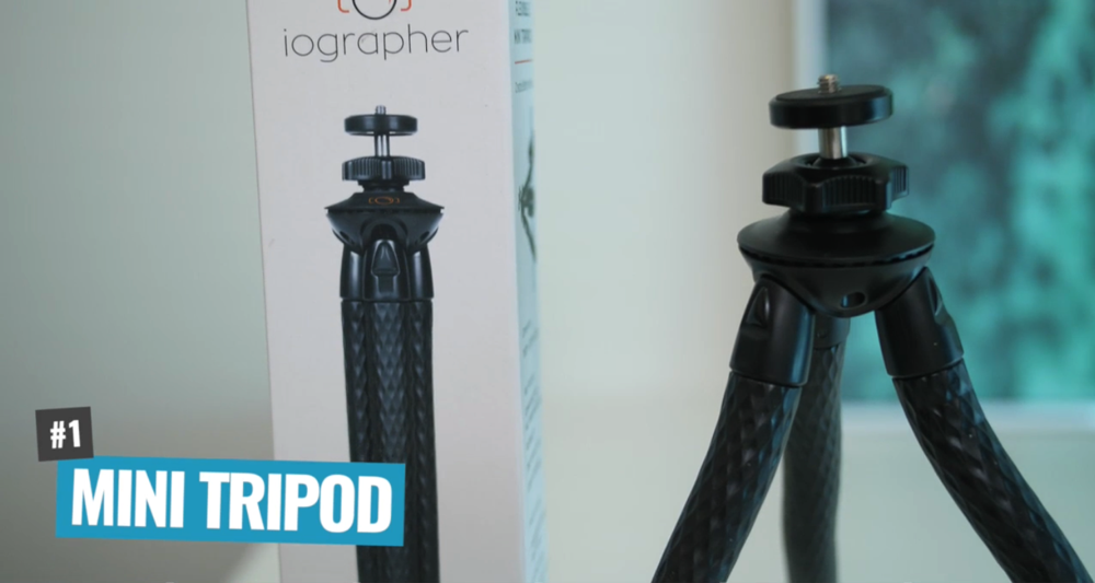 A tripod is an integral part of a good smartphone video rig and allows you to get more creative! 